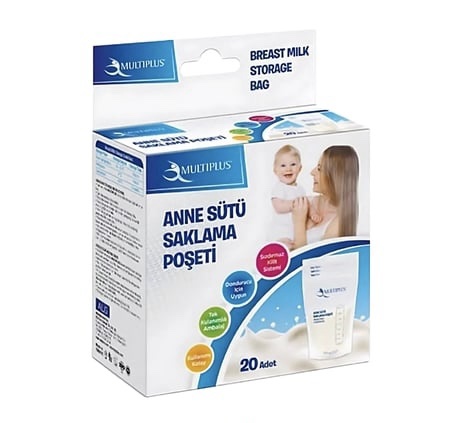 MULTIPLUS Süt Saklama Poşeti (20’li)