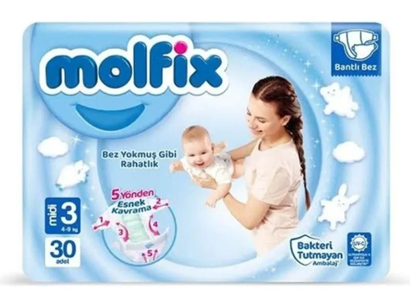 MOLFIX Bebek Bezi (30'lu) (3)