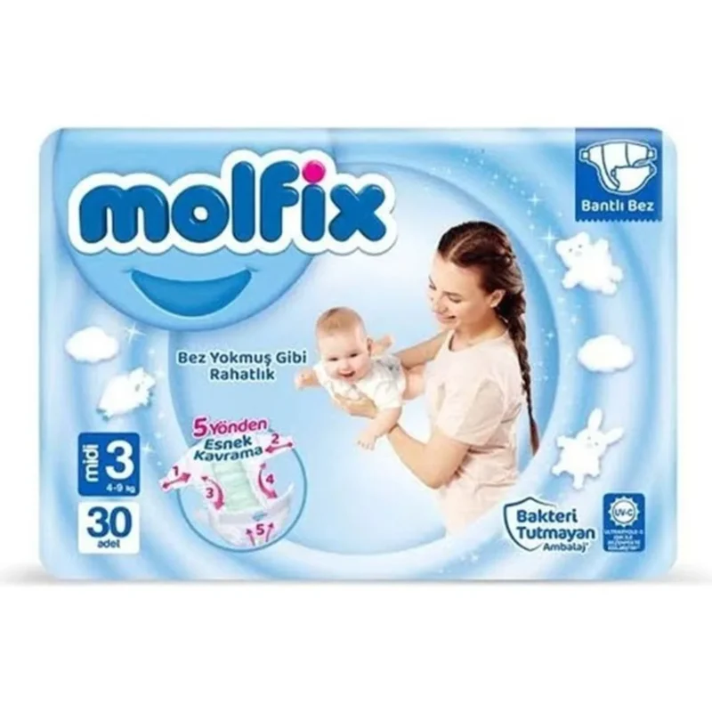 MOLFIX Bebek Bezi (30'lu) (3)