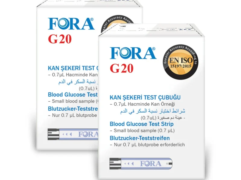 FORA G20 Şeker Ölçüm Cihazı Strip (Çubuk)