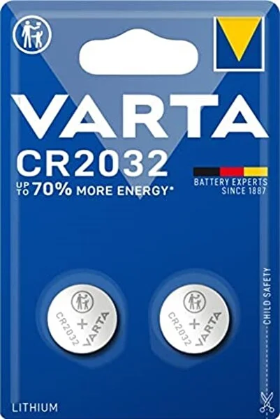 VARTA 2032 Lityum Düğme Pil (Şeker Cihazı/Tartı/Baskül İçin Kullanılabilir)