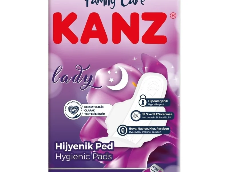 KANZ Hijyenik Kadın Pedi (3 Numara/Ultra Gece)