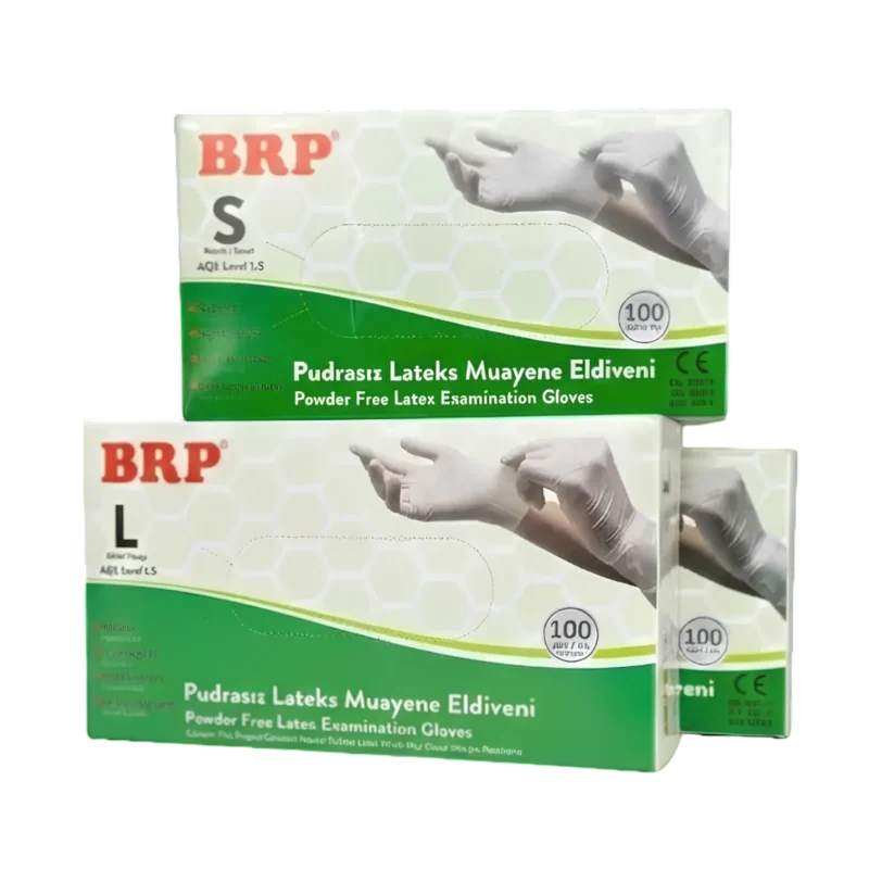 BRP Latex Eldiven Pudrasız (L)