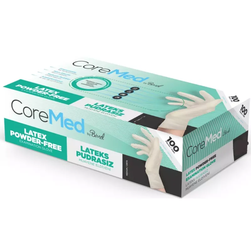 COREMED Latex Eldiven Pudrasız (L)