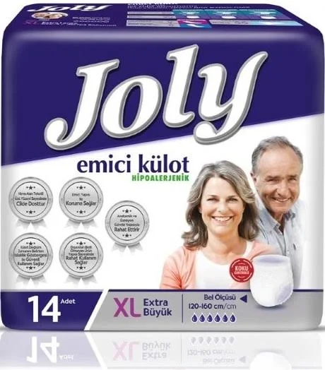JOLY Yetişkin Külot Ekstra Yüksek Kalite Bez (XL) (14'lü)