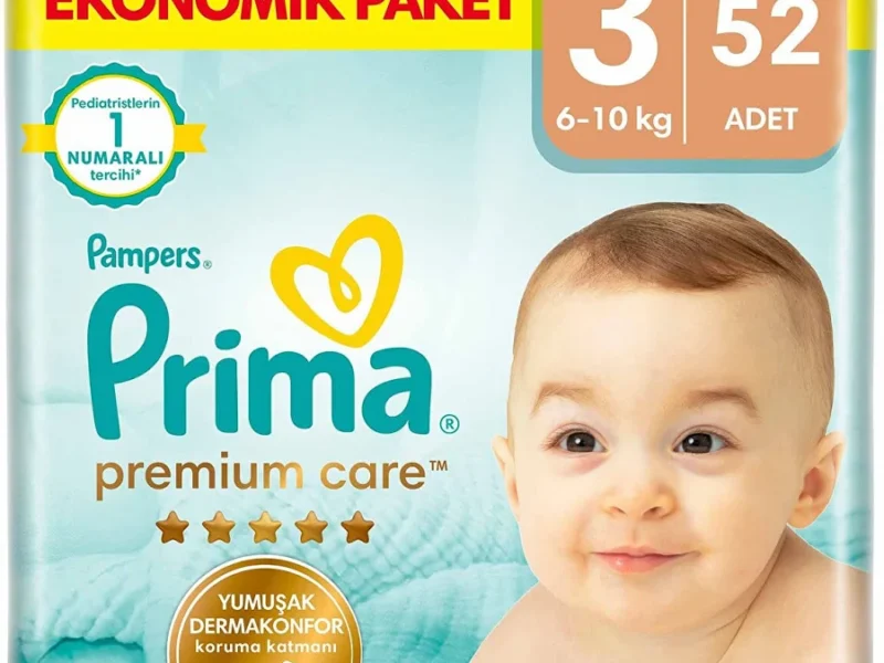 PRIMA Premium Care Bebek Bezi Belbantlı (3) (52'li)
