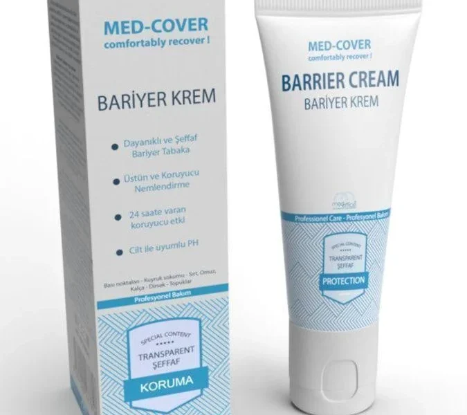 MEDCOVER Bariyer Kremi (Çinko-Oksit) (Beyazlık Bırakmayan Şeffaf)