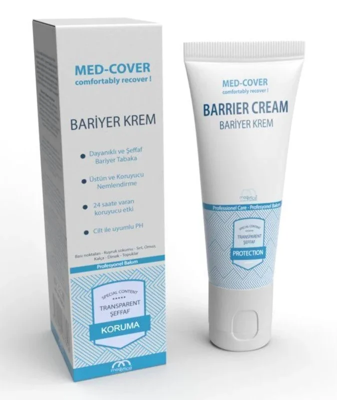 MEDCOVER Bariyer Kremi (Çinko-Oksit) (Beyazlık Bırakmayan Şeffaf)