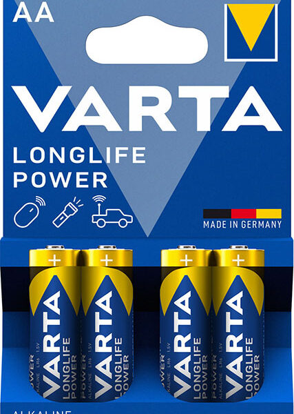 VARTA AA Alkalin Pil (Holter İçin Kullanılabilir) (4'lü)